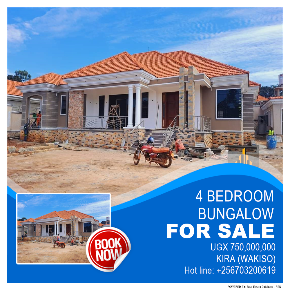 4 bedroom Bungalow  for sale in Kira Wakiso Uganda, code: 185980