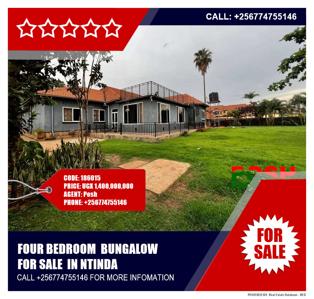 4 bedroom Bungalow  for sale in Ntinda Kampala Uganda, code: 186015