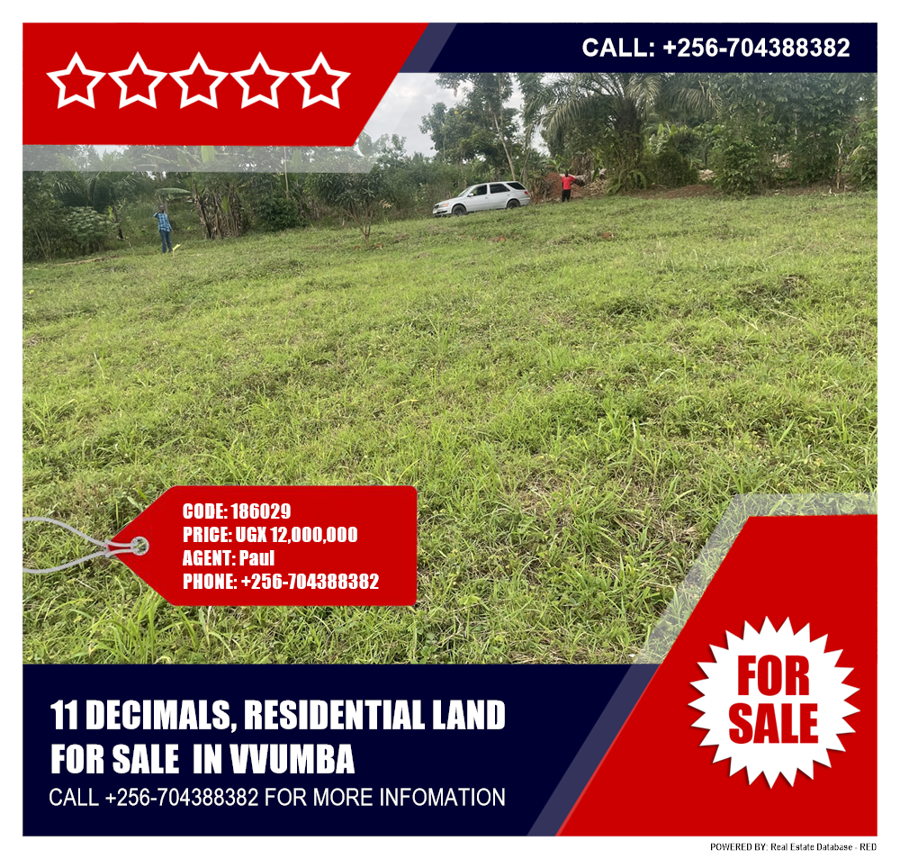 Residential Land  for sale in Vvumba Luweero Uganda, code: 186029