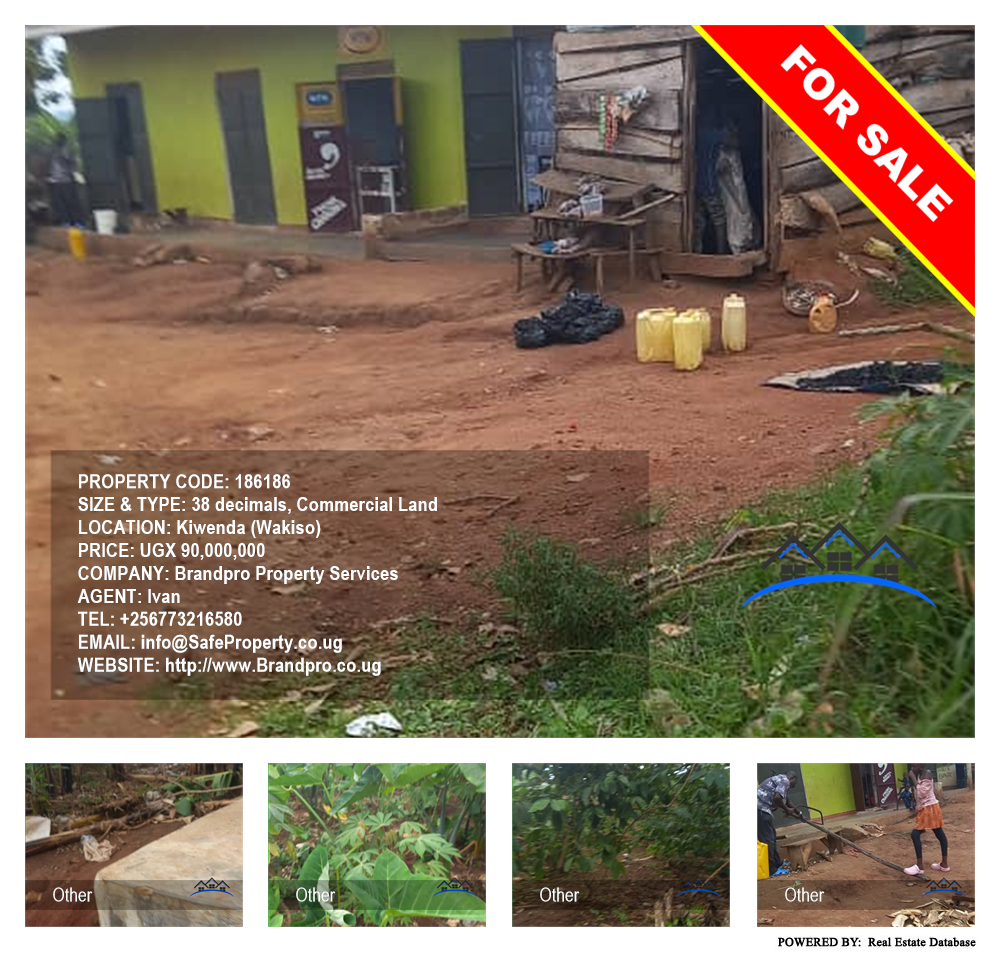 Commercial Land  for sale in Kiwenda Wakiso Uganda, code: 186186