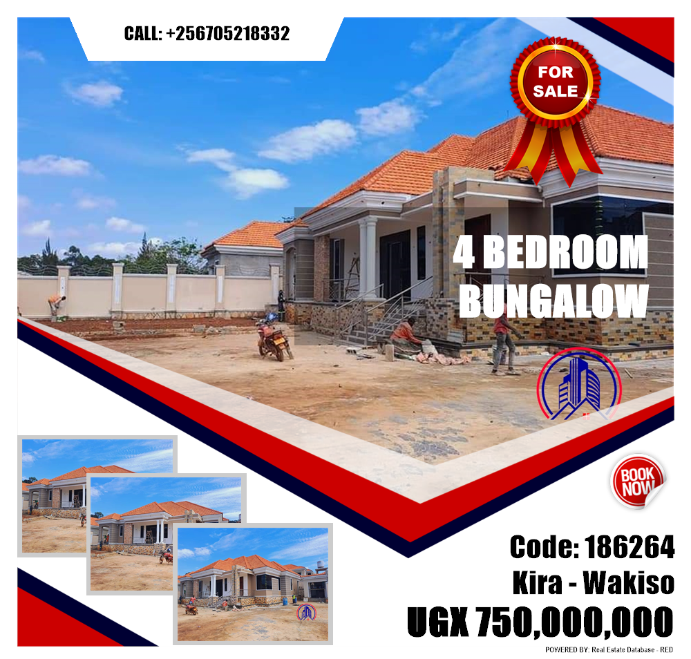 4 bedroom Bungalow  for sale in Kira Wakiso Uganda, code: 186264