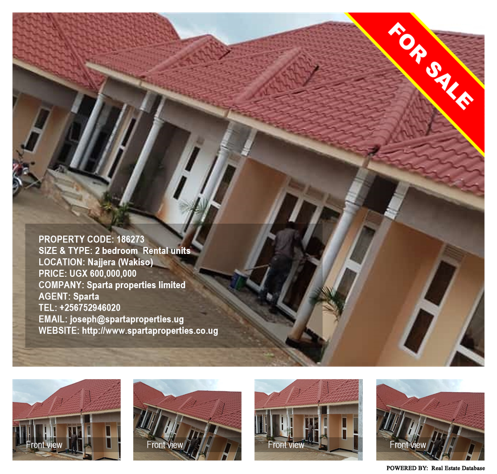 2 bedroom Rental units  for sale in Najjera Wakiso Uganda, code: 186273