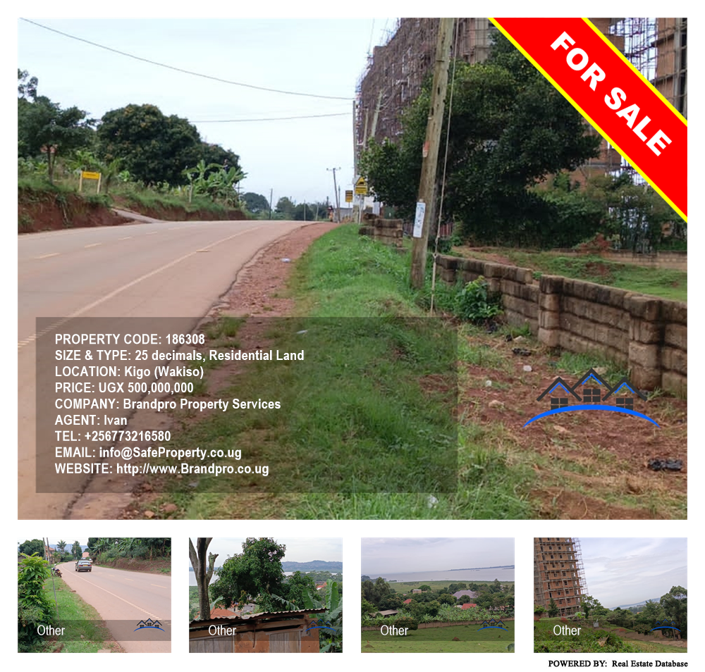 Residential Land  for sale in Kigo Wakiso Uganda, code: 186308