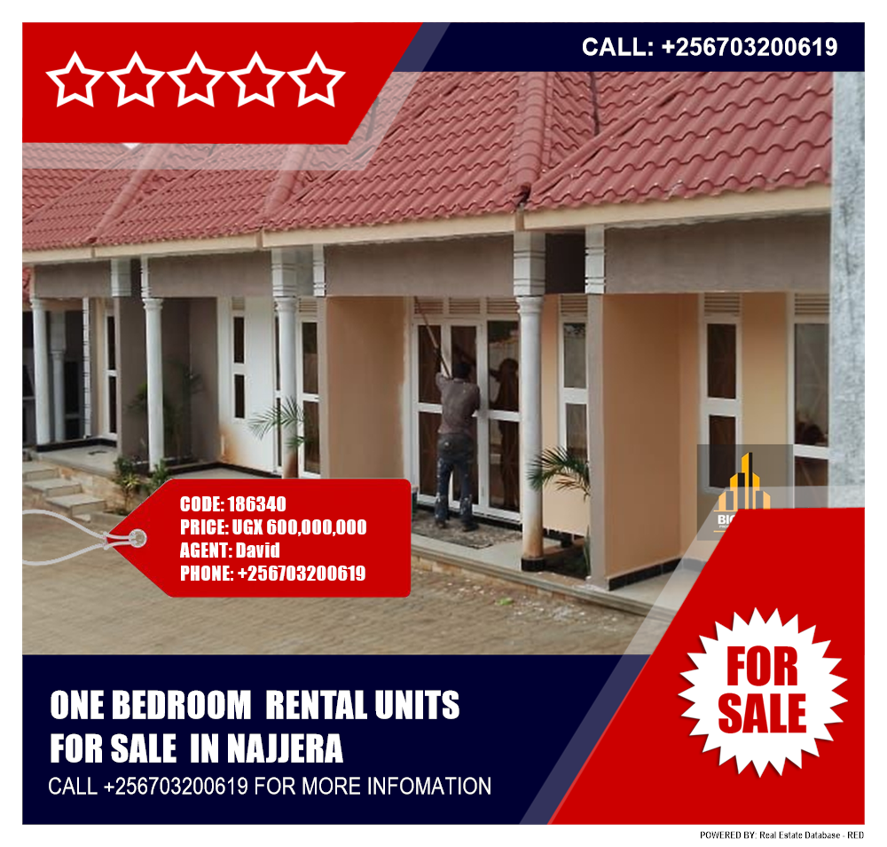 1 bedroom Rental units  for sale in Najjera Wakiso Uganda, code: 186340