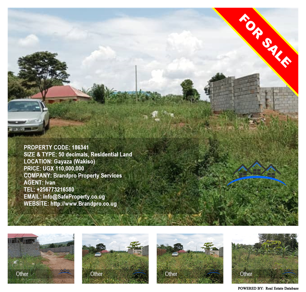 Residential Land  for sale in Gayaza Wakiso Uganda, code: 186341