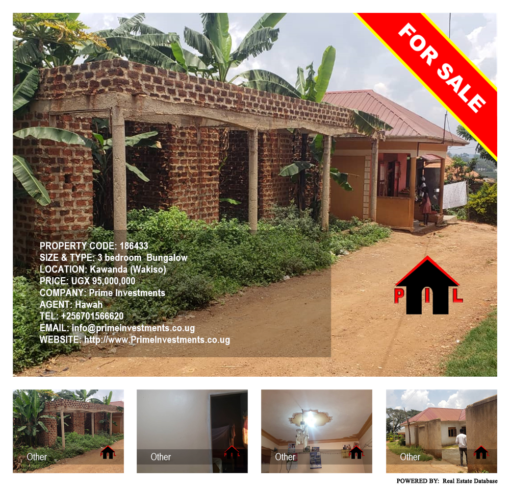 3 bedroom Bungalow  for sale in Kawanda Wakiso Uganda, code: 186433