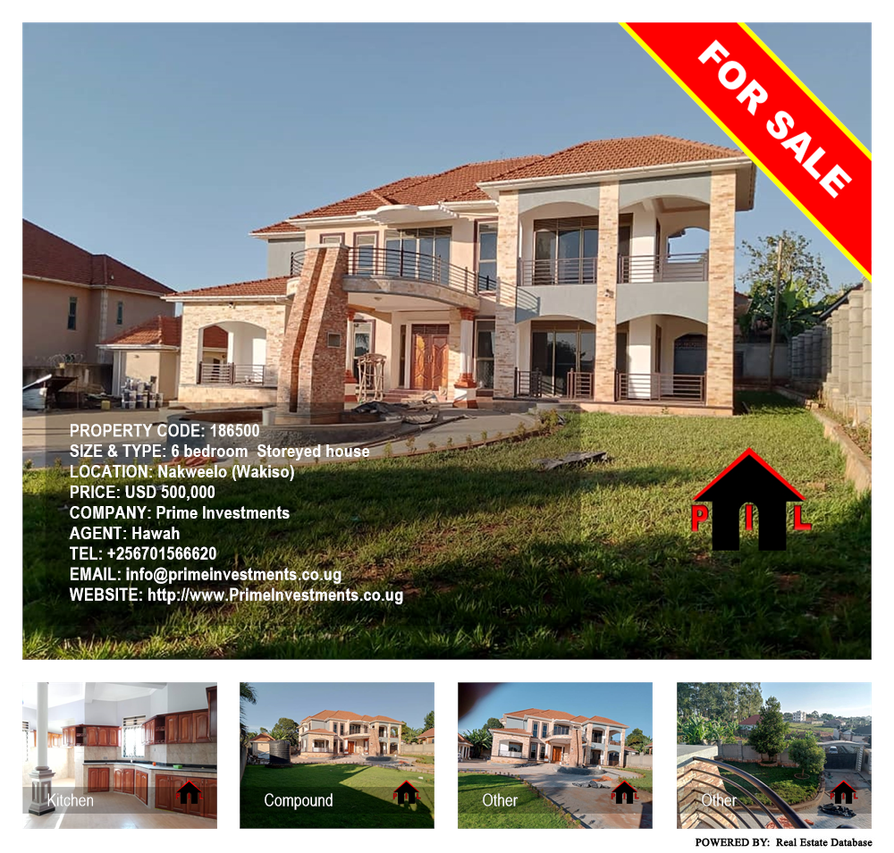 6 bedroom Storeyed house  for sale in Nakweelo Wakiso Uganda, code: 186500