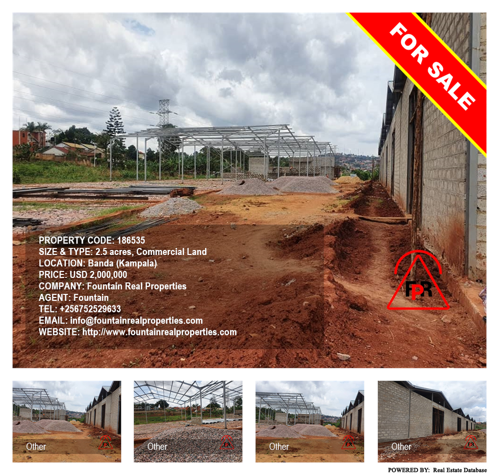 Commercial Land  for sale in Banda Kampala Uganda, code: 186535