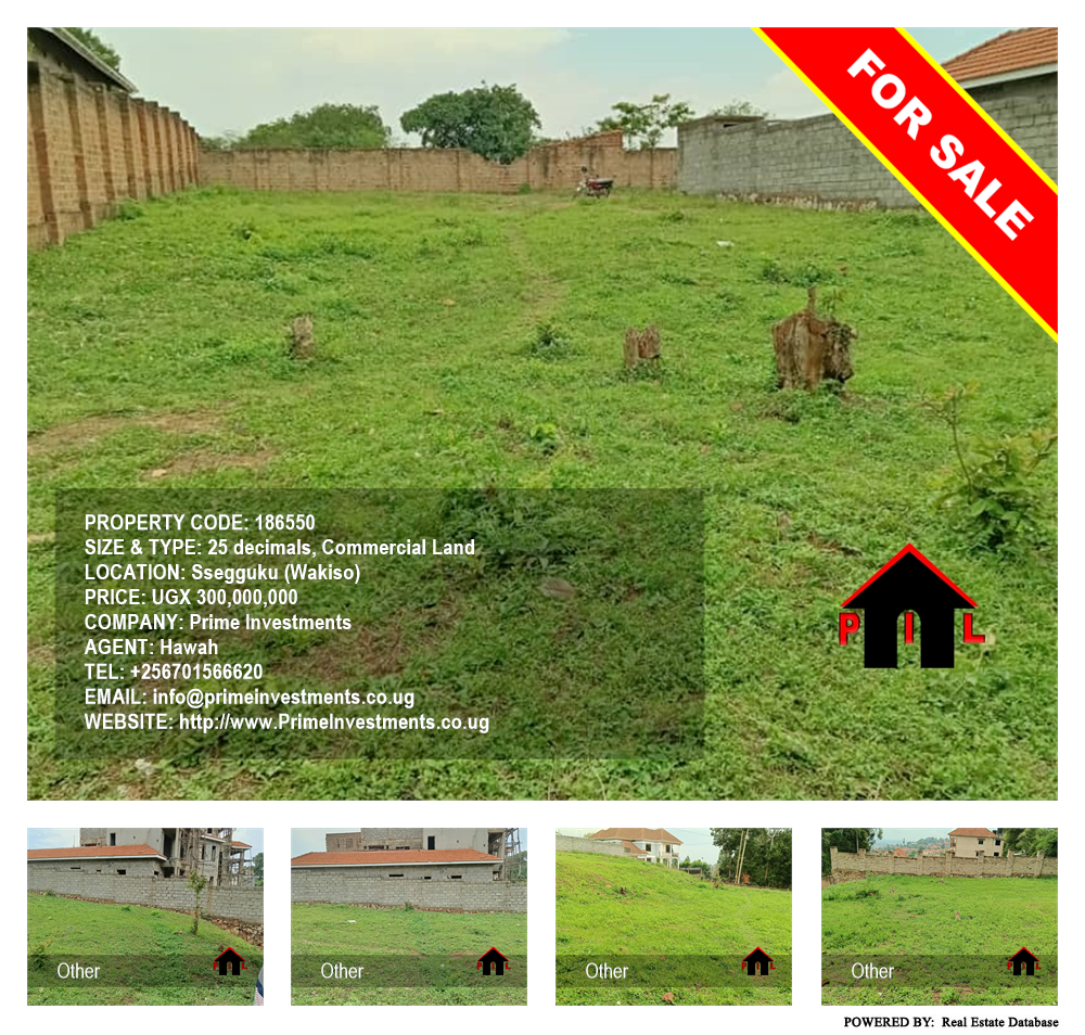 Commercial Land  for sale in Seguku Wakiso Uganda, code: 186550