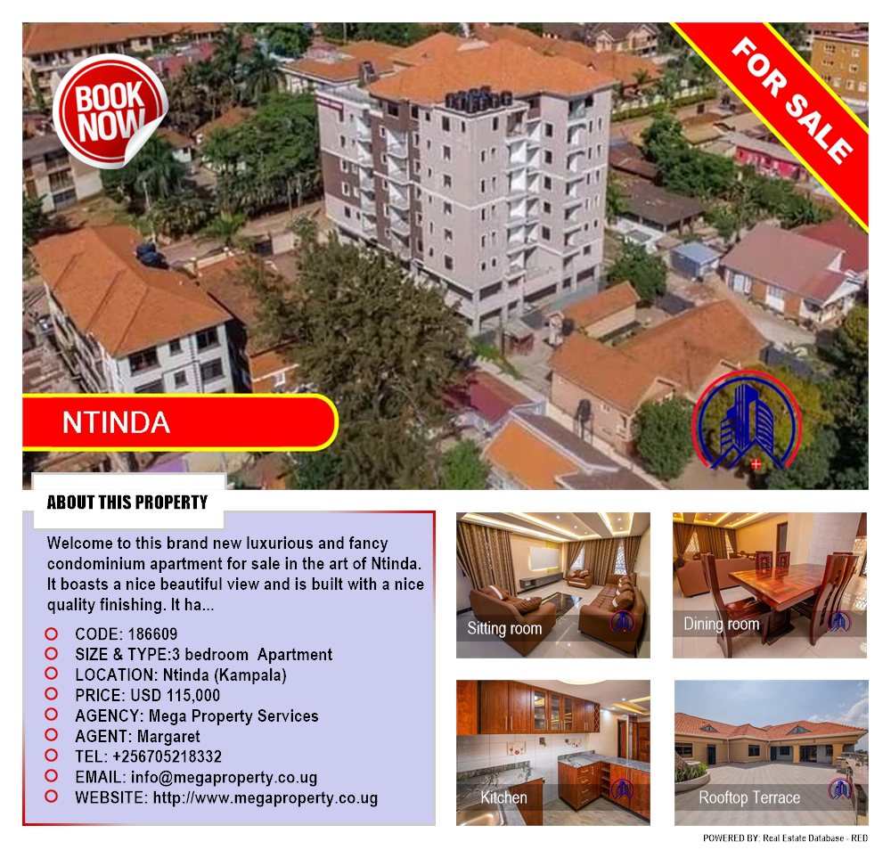 3 bedroom Apartment  for sale in Ntinda Kampala Uganda, code: 186609