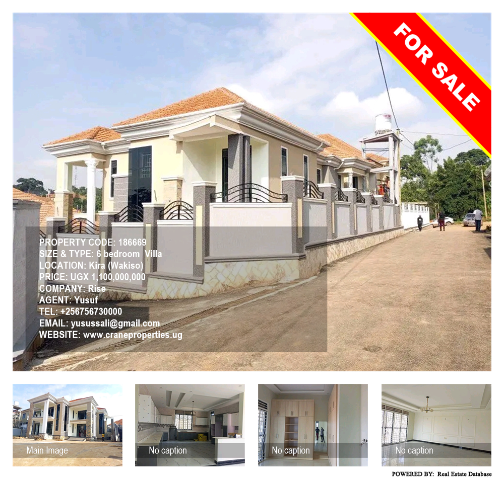 6 bedroom Villa  for sale in Kira Wakiso Uganda, code: 186669
