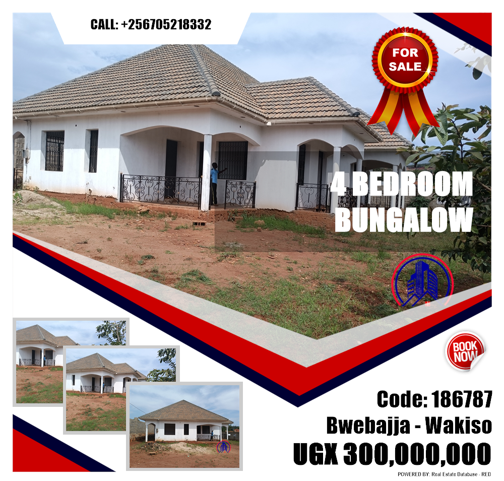 4 bedroom Bungalow  for sale in Bwebajja Wakiso Uganda, code: 186787