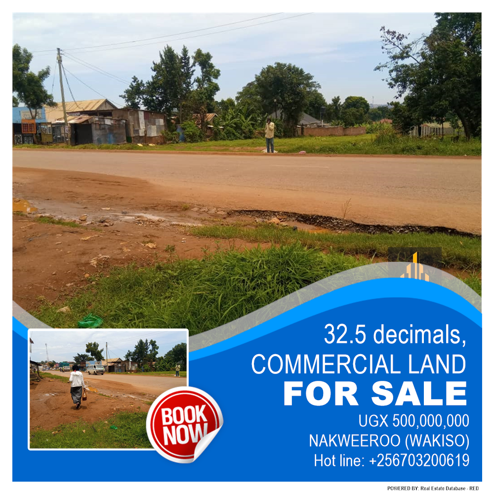 Commercial Land  for sale in Nakweeroo Wakiso Uganda, code: 186804
