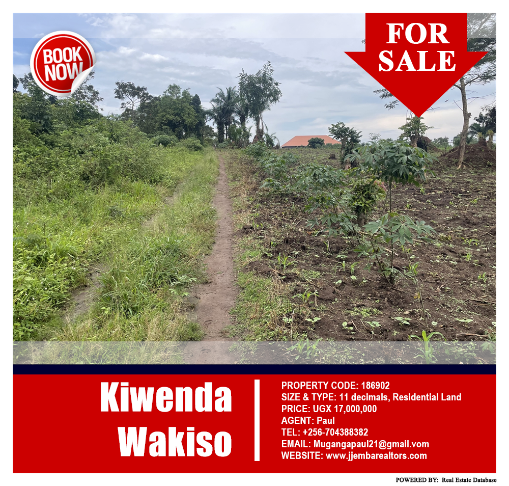 Residential Land  for sale in Kiwenda Wakiso Uganda, code: 186902