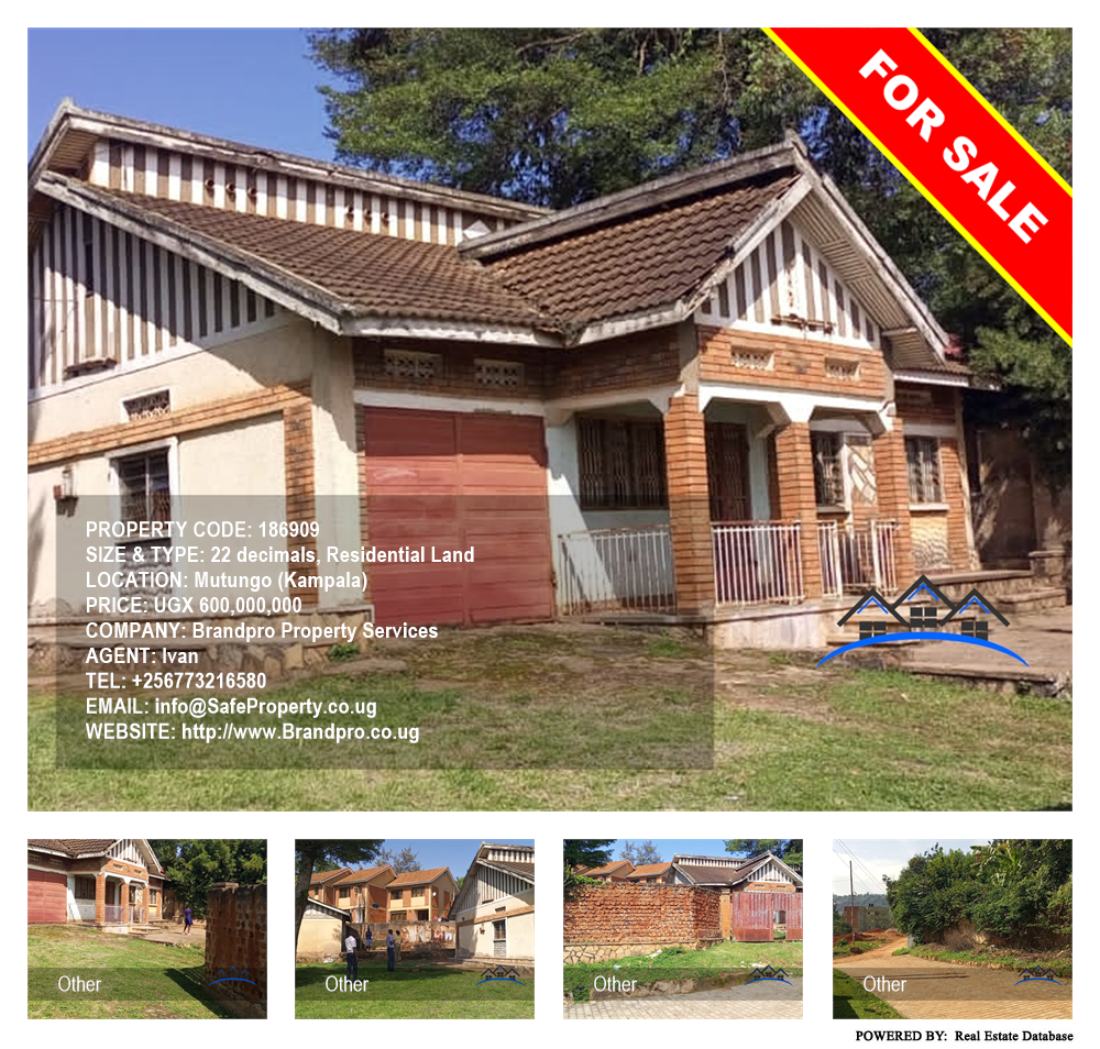 Residential Land  for sale in Mutungo Kampala Uganda, code: 186909