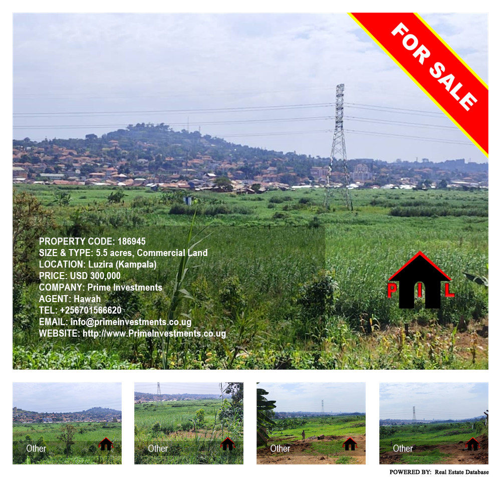 Commercial Land  for sale in Luzira Kampala Uganda, code: 186945