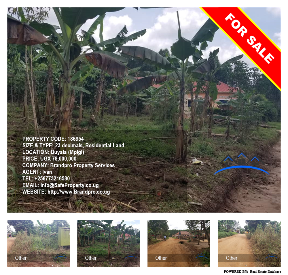 Residential Land  for sale in Buyala Mpigi Uganda, code: 186954