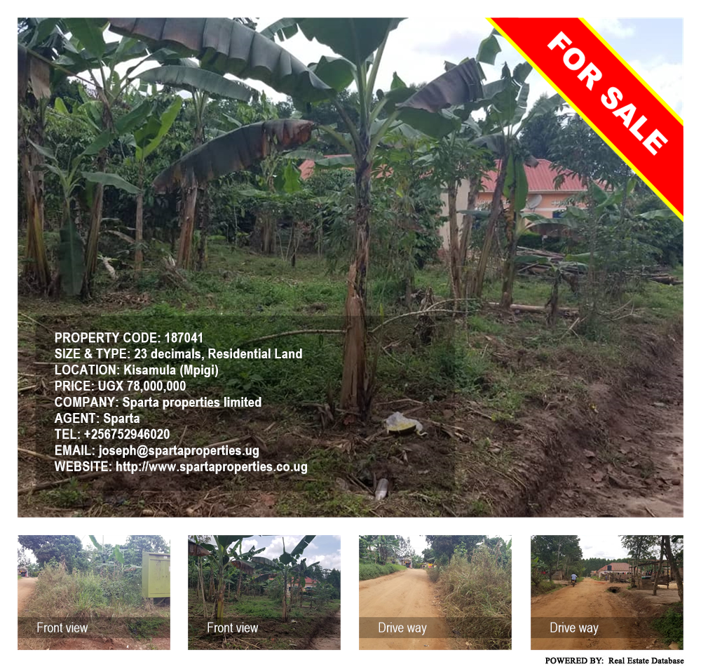 Residential Land  for sale in Kisamula Mpigi Uganda, code: 187041
