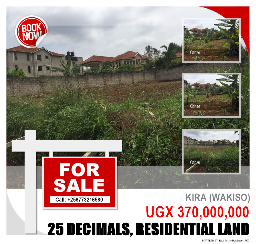 Residential Land  for sale in Kira Wakiso Uganda, code: 187084