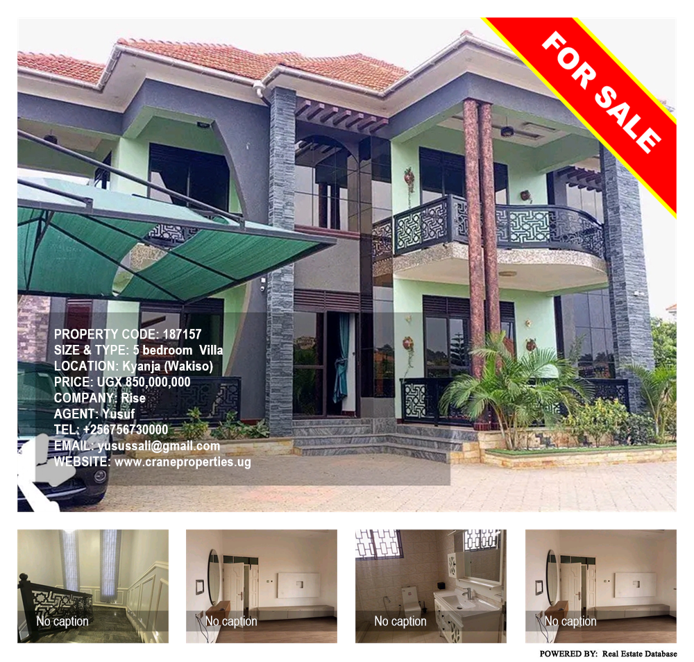 5 bedroom Villa  for sale in Kyanja Wakiso Uganda, code: 187157