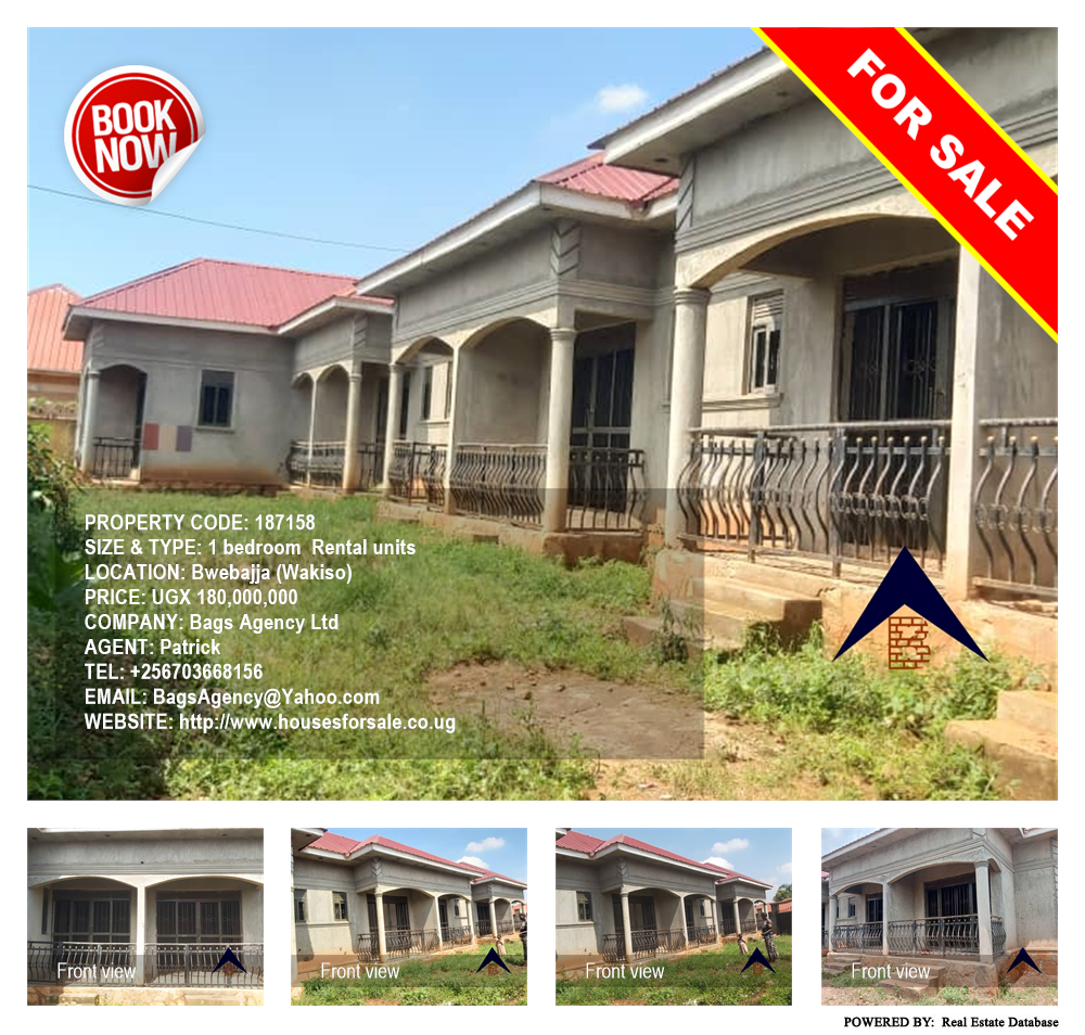 1 bedroom Rental units  for sale in Bwebajja Wakiso Uganda, code: 187158