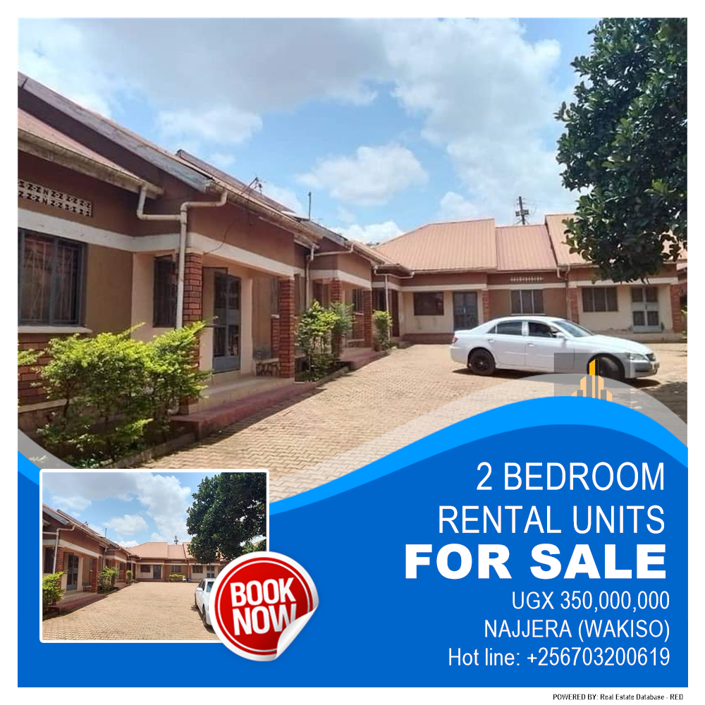 2 bedroom Rental units  for sale in Najjera Wakiso Uganda, code: 187162