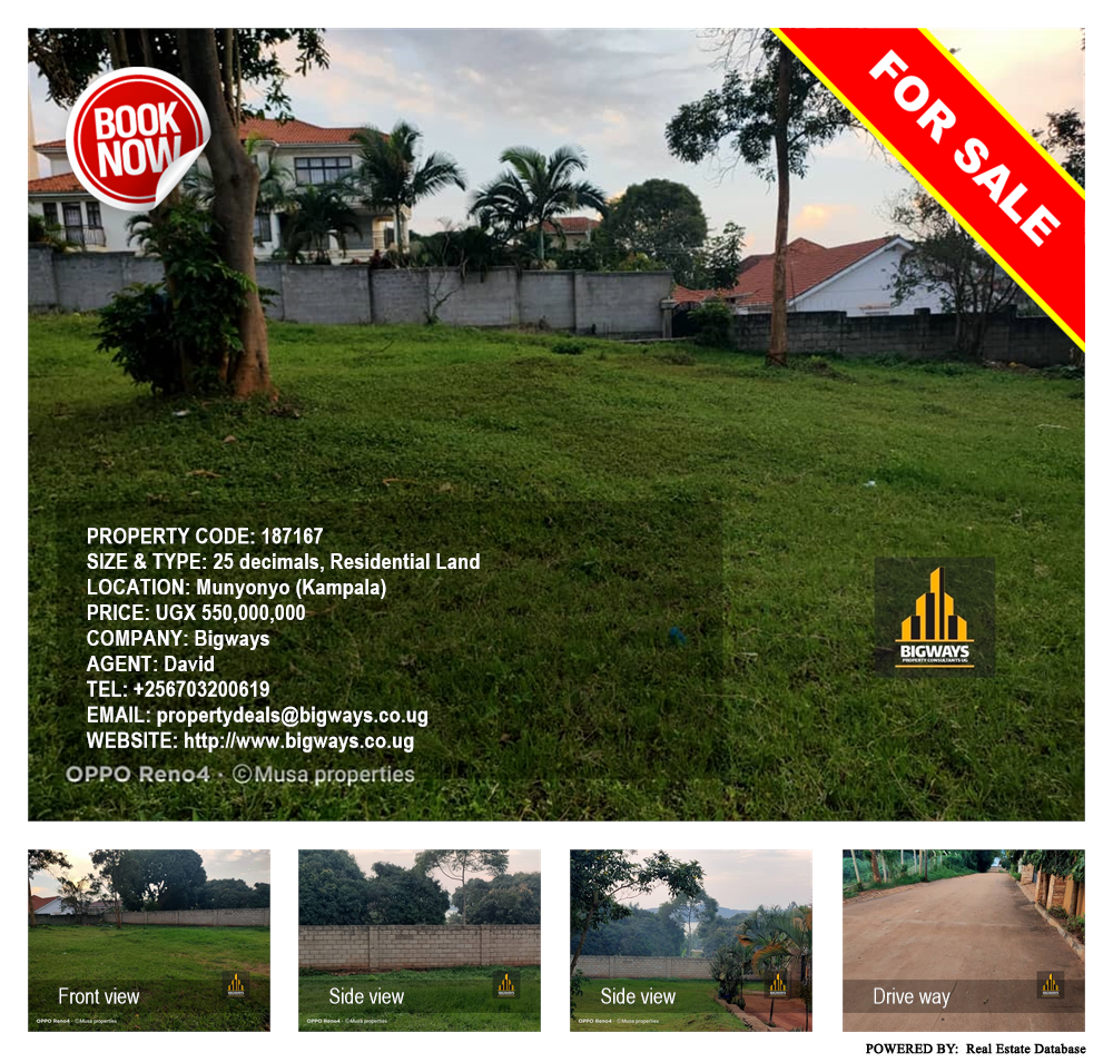 Residential Land  for sale in Munyonyo Kampala Uganda, code: 187167