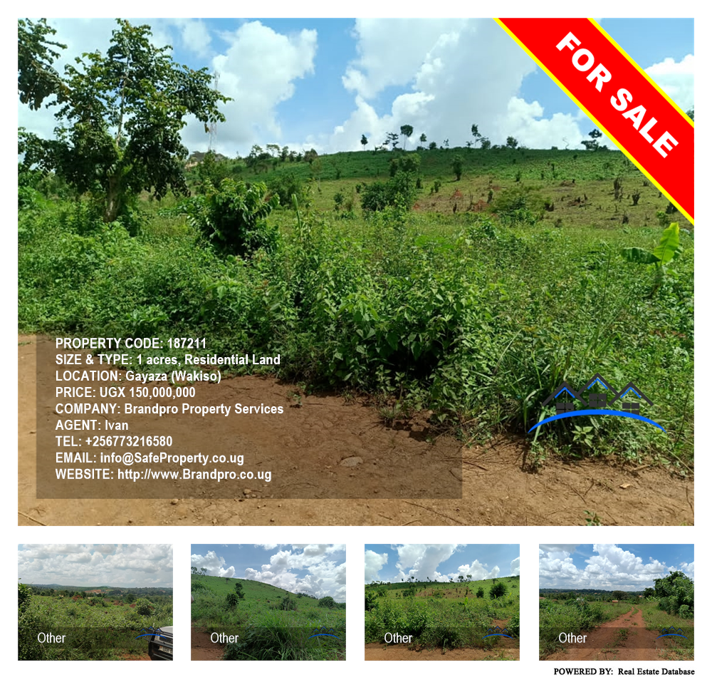 Residential Land  for sale in Gayaza Wakiso Uganda, code: 187211