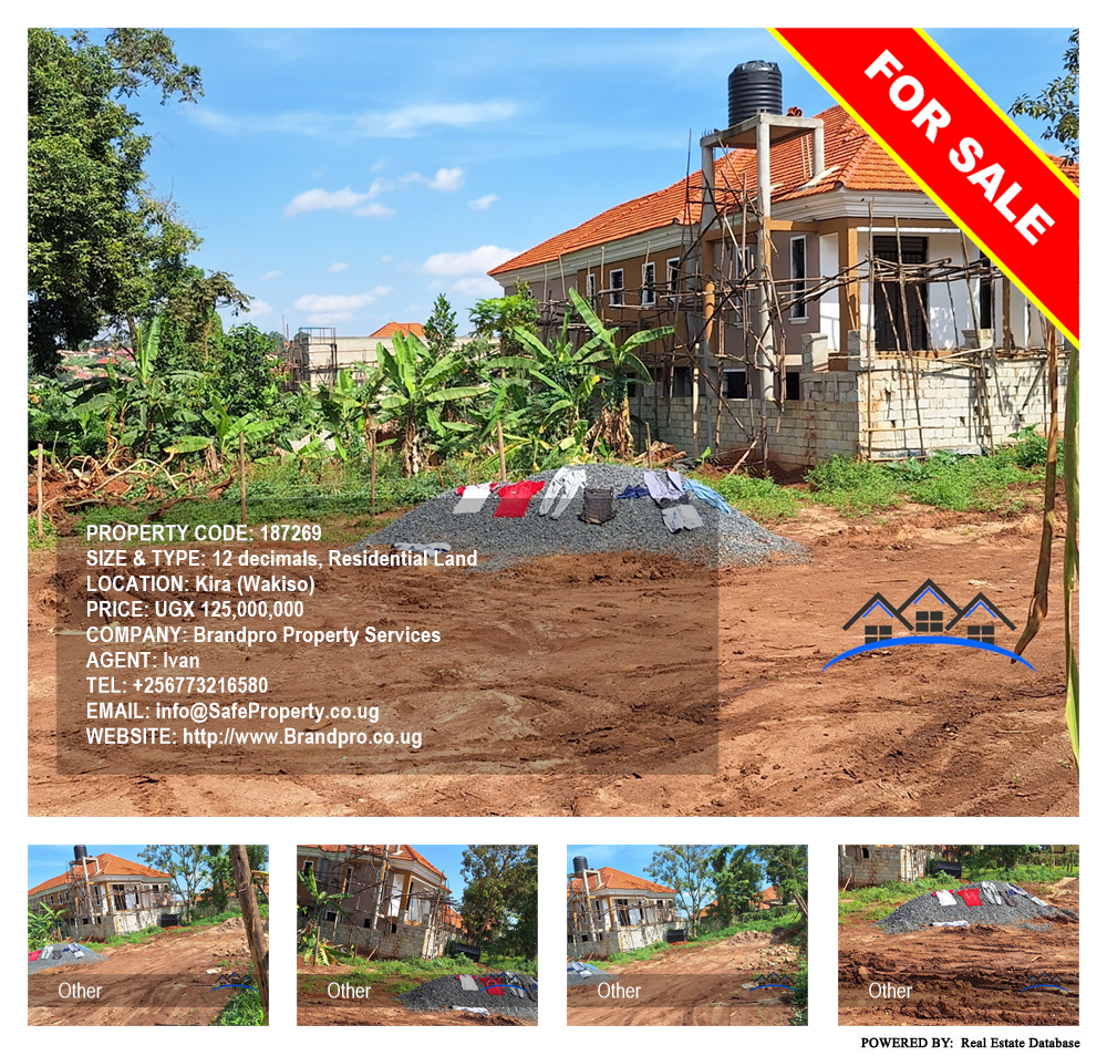 Residential Land  for sale in Kira Wakiso Uganda, code: 187269