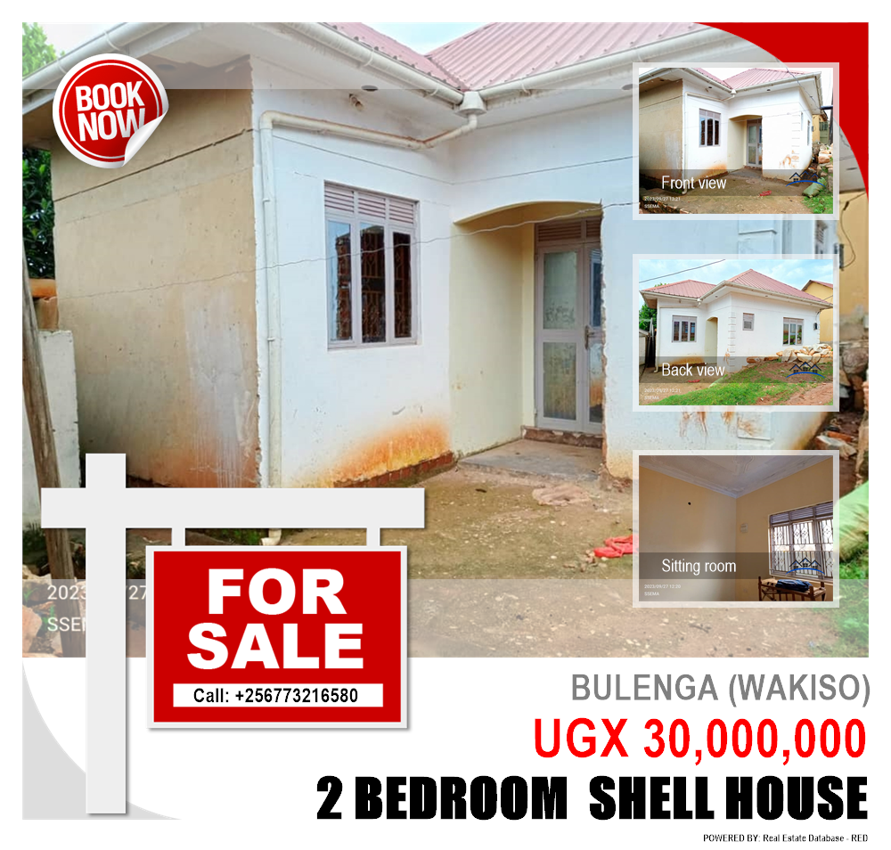 2 bedroom Shell House  for sale in Bulenga Wakiso Uganda, code: 187338