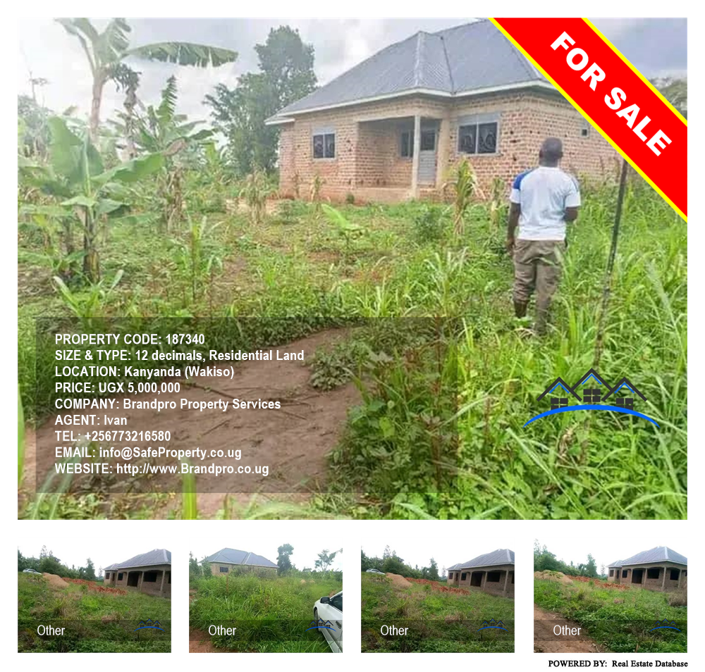 Residential Land  for sale in Kanyanda Wakiso Uganda, code: 187340