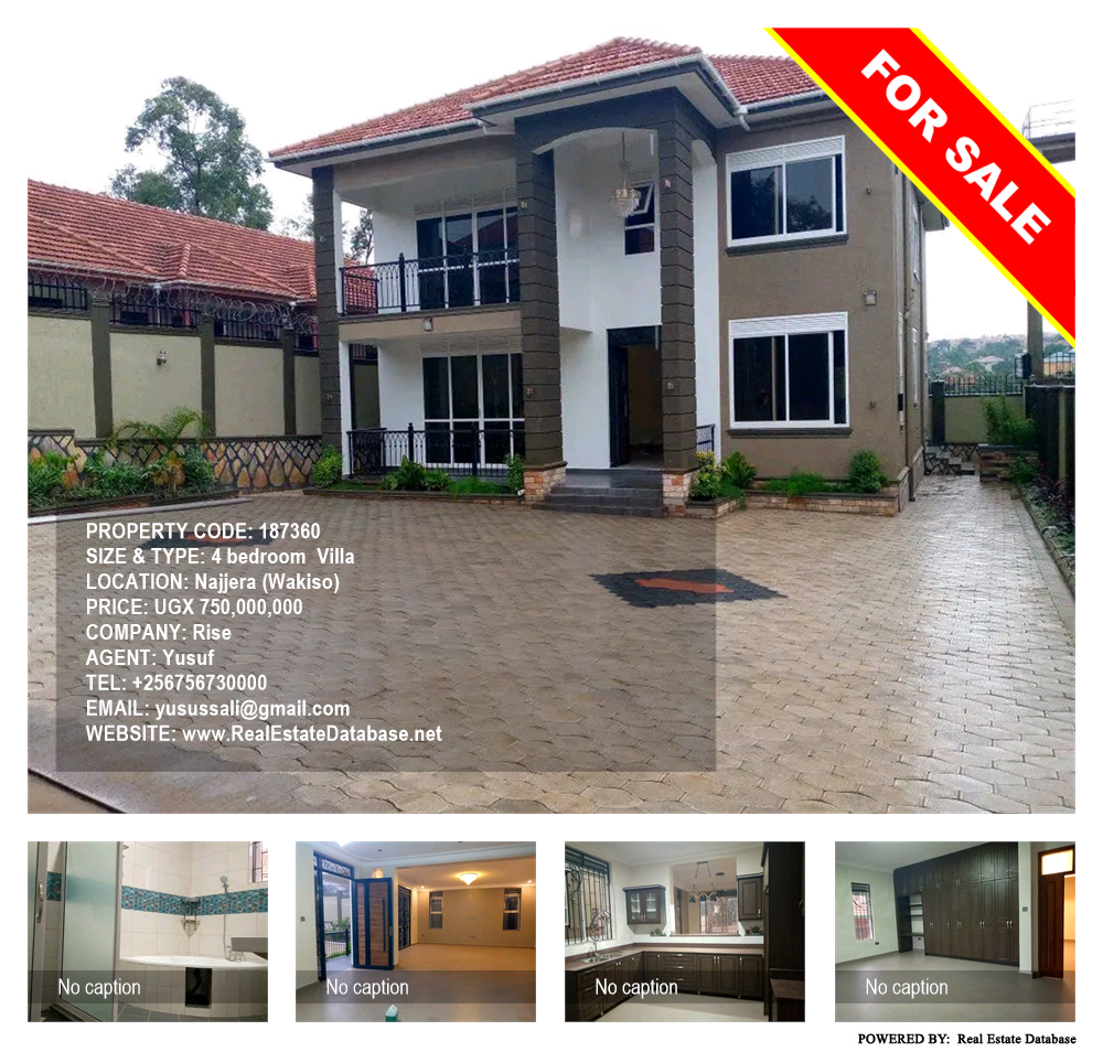4 bedroom Villa  for sale in Najjera Wakiso Uganda, code: 187360