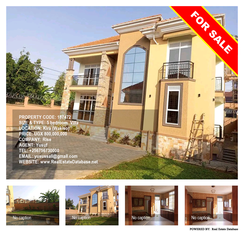 5 bedroom Villa  for sale in Kira Wakiso Uganda, code: 187472