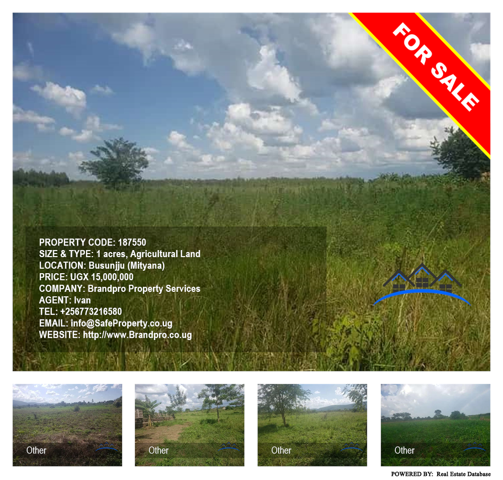 Agricultural Land  for sale in Busunjju Mityana Uganda, code: 187550