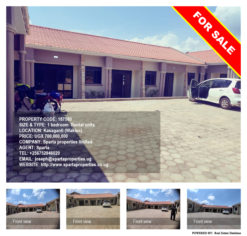 1 bedroom Rental units  for sale in Kasangati Wakiso Uganda, code: 187580