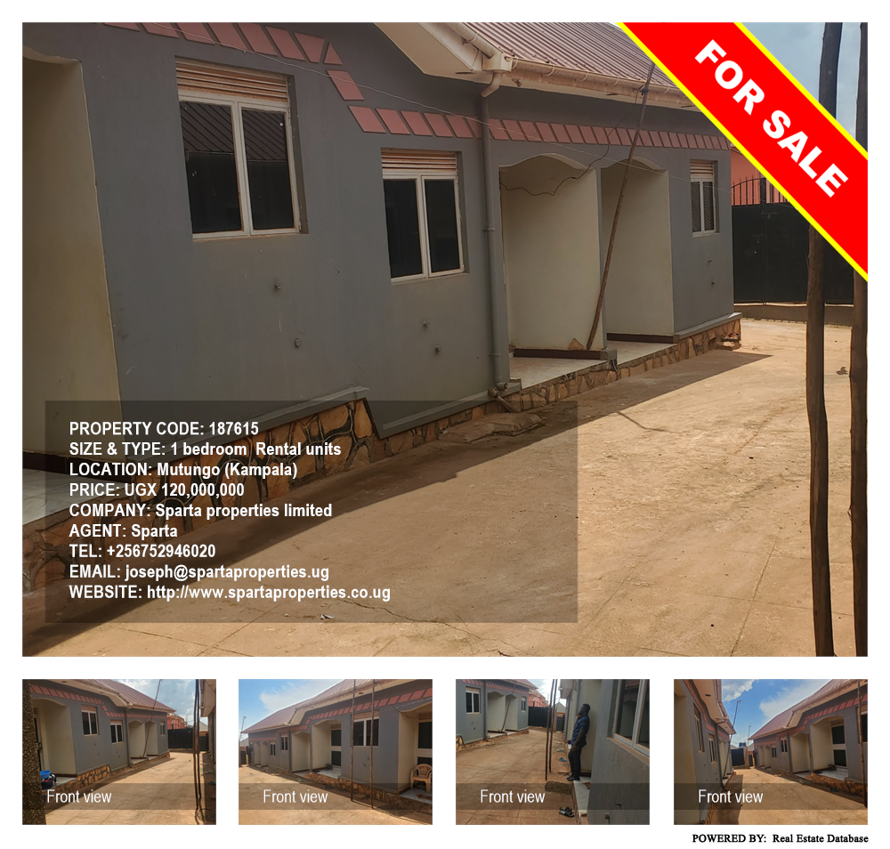 1 bedroom Rental units  for sale in Mutungo Kampala Uganda, code: 187615