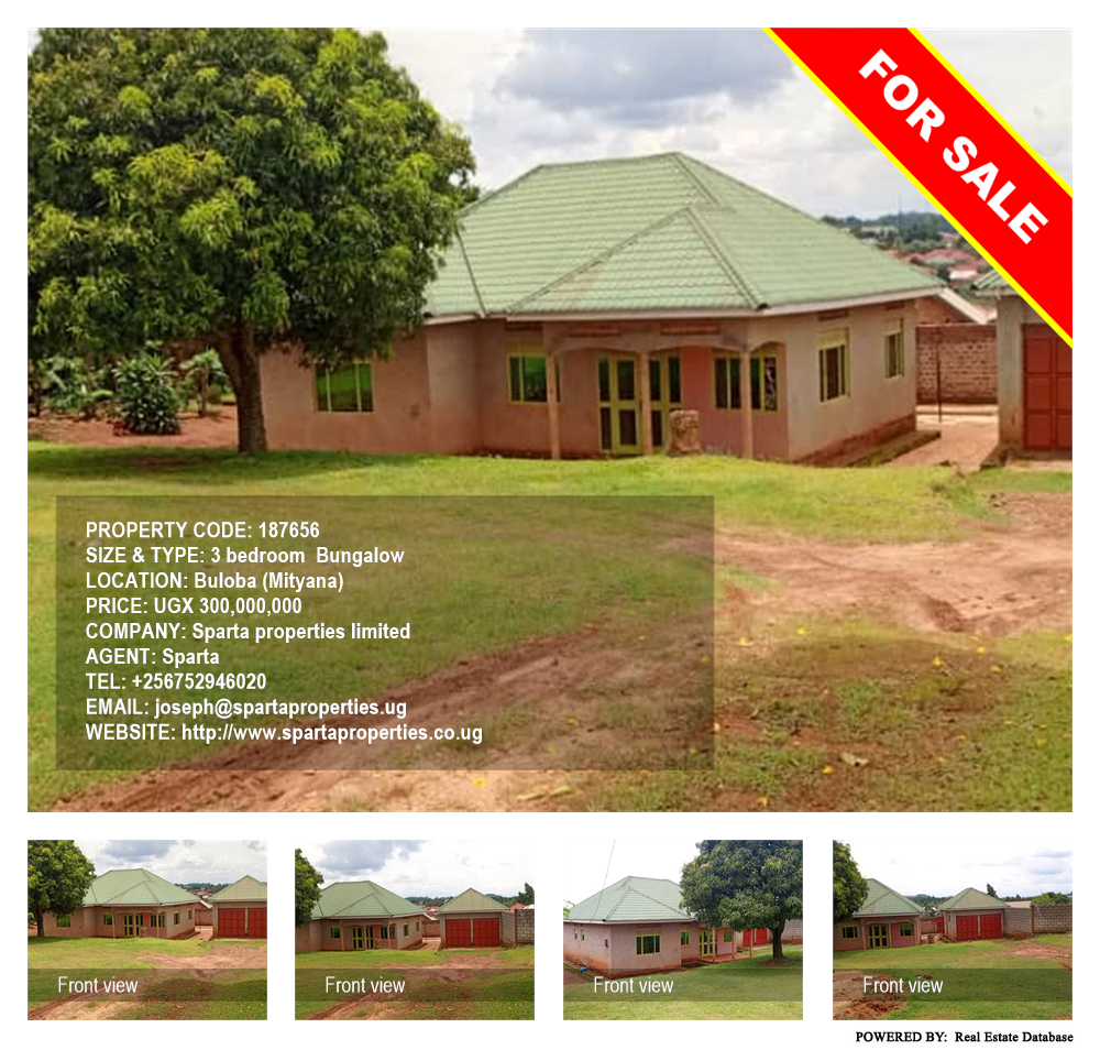 3 bedroom Bungalow  for sale in Buloba Mityana Uganda, code: 187656