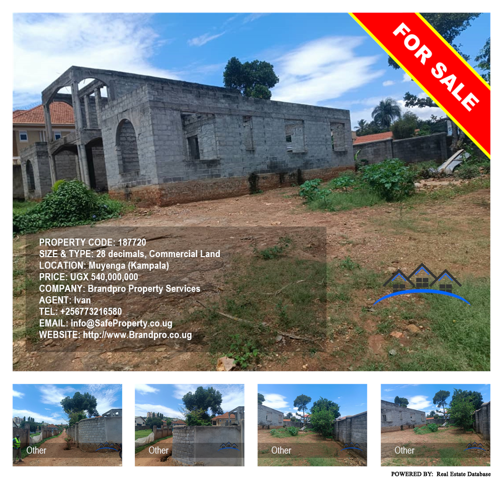 Commercial Land  for sale in Muyenga Kampala Uganda, code: 187720
