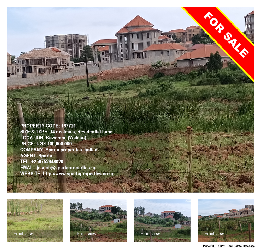 Residential Land  for sale in Kawempe Wakiso Uganda, code: 187721
