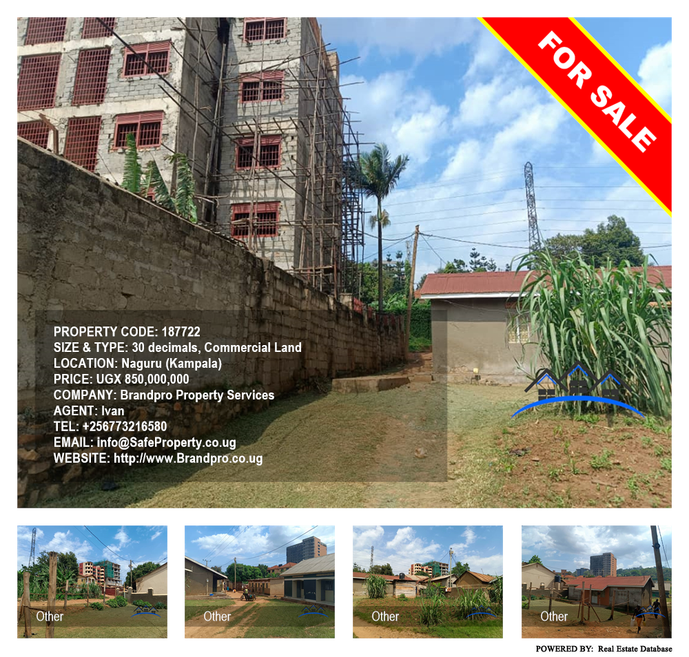 Commercial Land  for sale in Naguru Kampala Uganda, code: 187722
