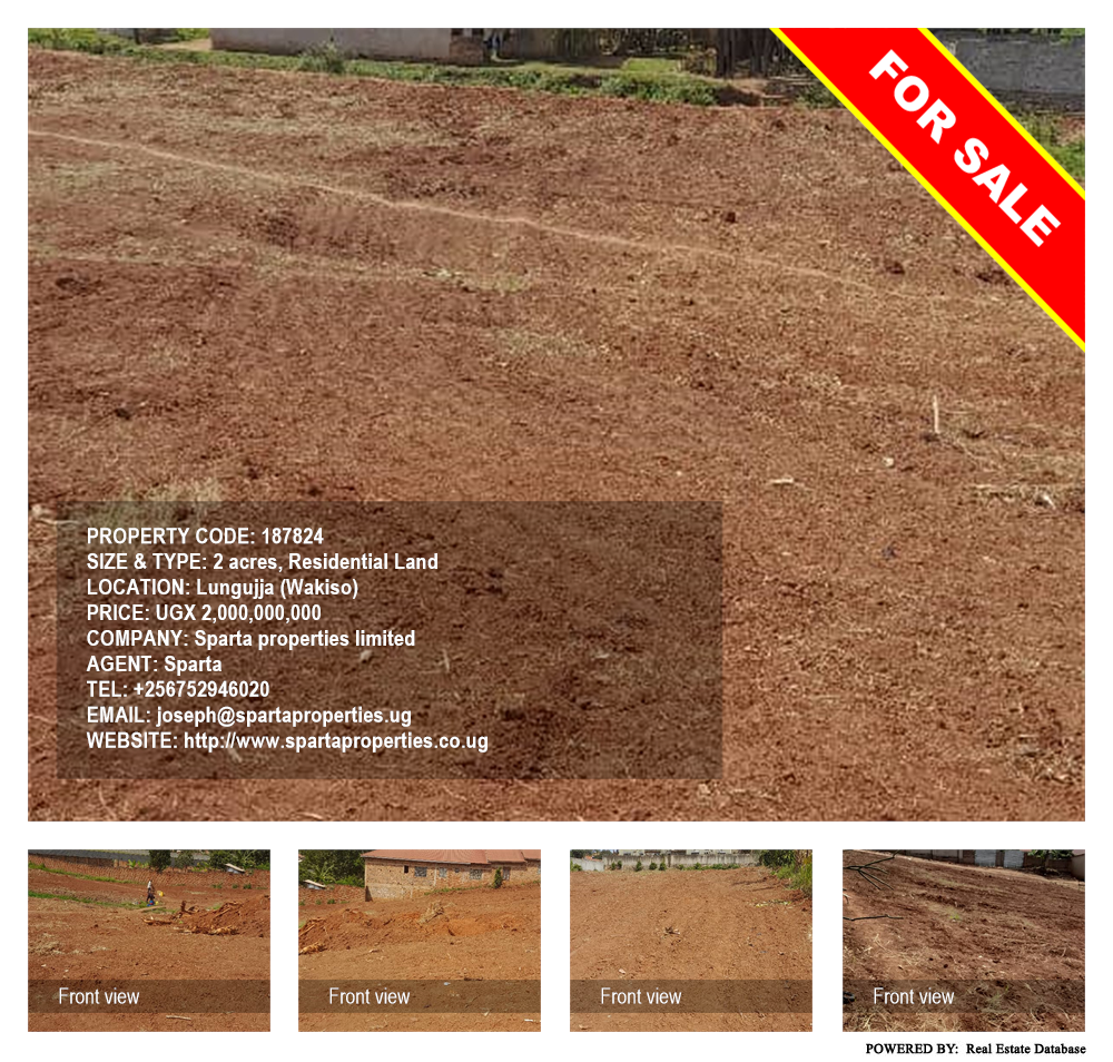 Residential Land  for sale in Lungujja Wakiso Uganda, code: 187824