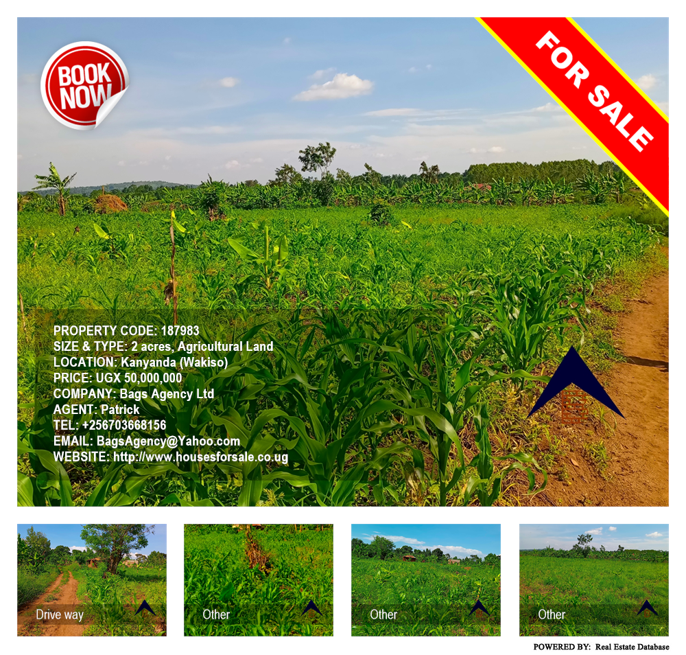 Agricultural Land  for sale in Kanyanda Wakiso Uganda, code: 187983