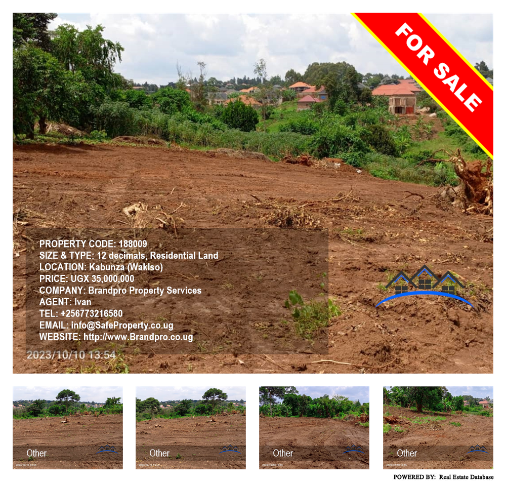 Residential Land  for sale in Kabunza Wakiso Uganda, code: 188009