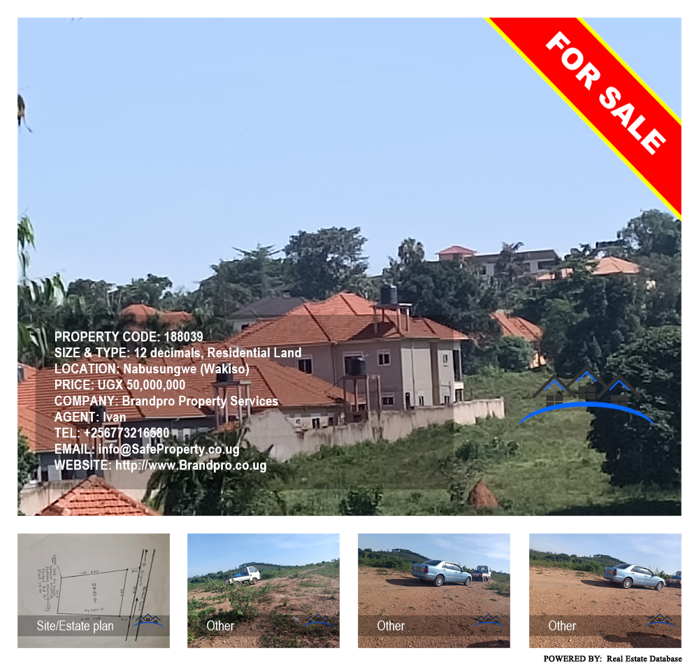 Residential Land  for sale in Nabusungwe Wakiso Uganda, code: 188039