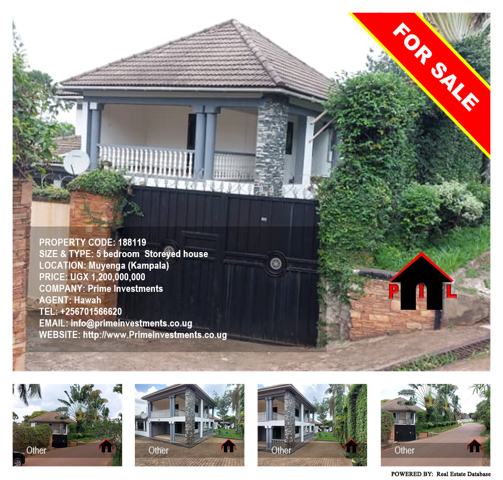 5 bedroom Storeyed house  for sale in Muyenga Kampala Uganda, code: 188119
