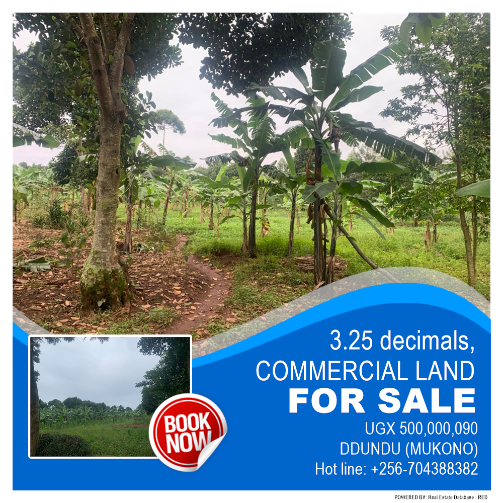 Commercial Land  for sale in Ddundu Mukono Uganda, code: 188219