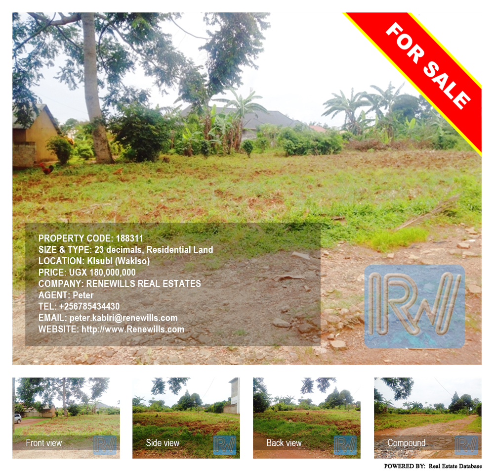 Residential Land  for sale in Kisubi Wakiso Uganda, code: 188311