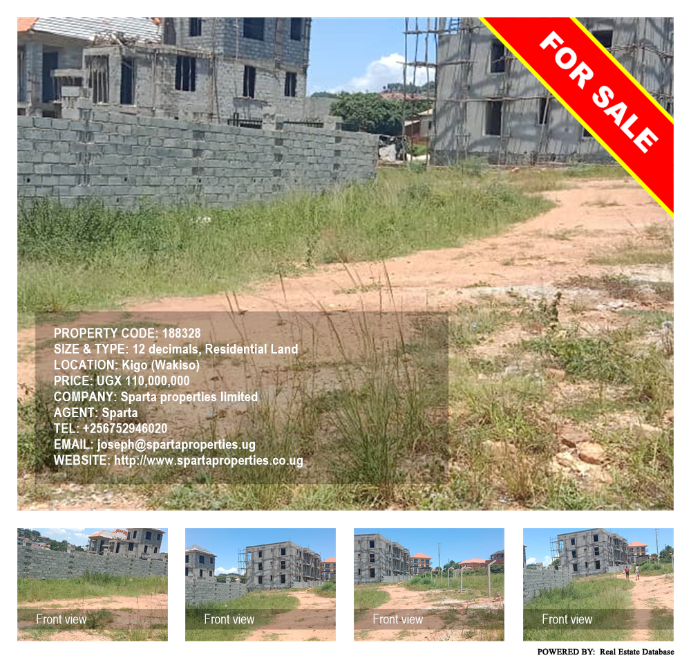 Residential Land  for sale in Kigo Wakiso Uganda, code: 188328