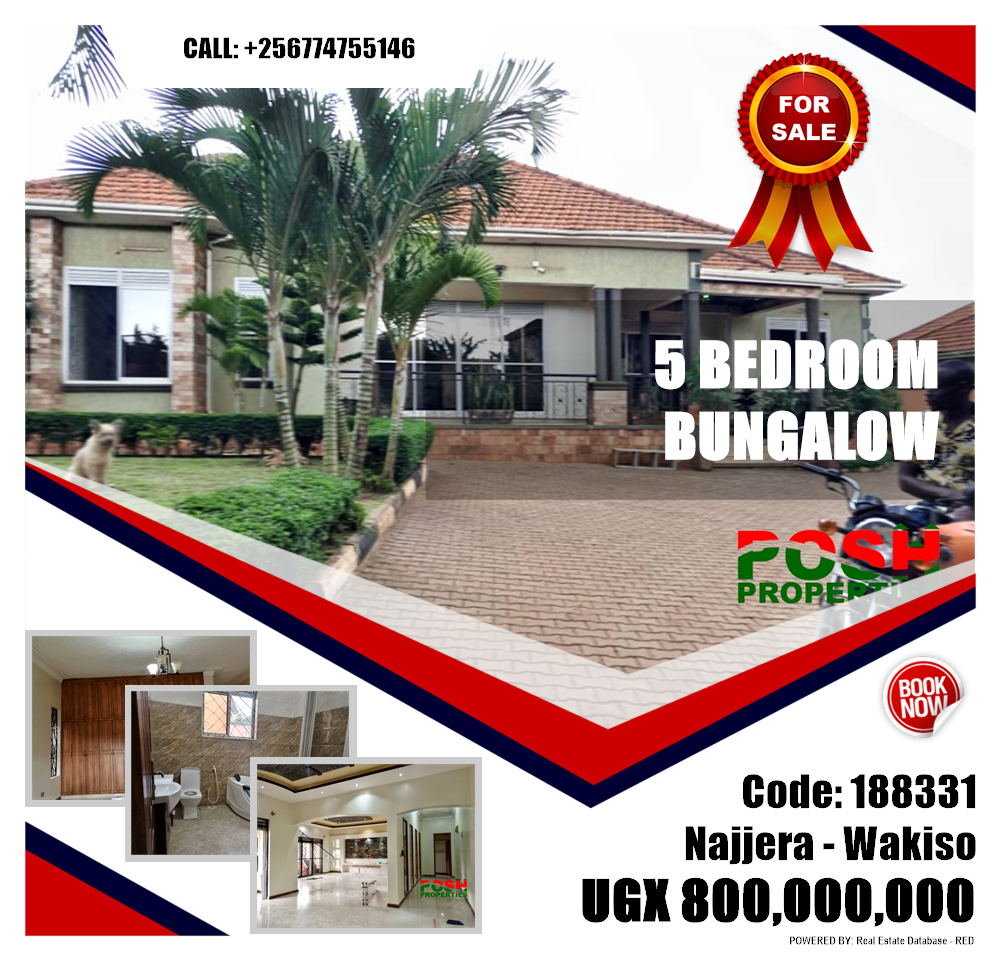 5 bedroom Bungalow  for sale in Najjera Wakiso Uganda, code: 188331