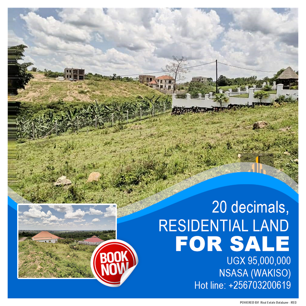 Residential Land  for sale in Nsasa Wakiso Uganda, code: 188358